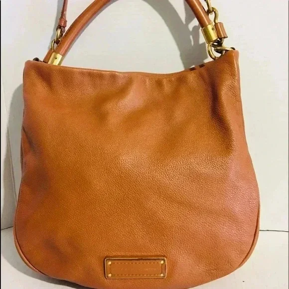 Marc by Marc Jacobs Brown/ Orange leather hobo bag - Picture 3 of 8